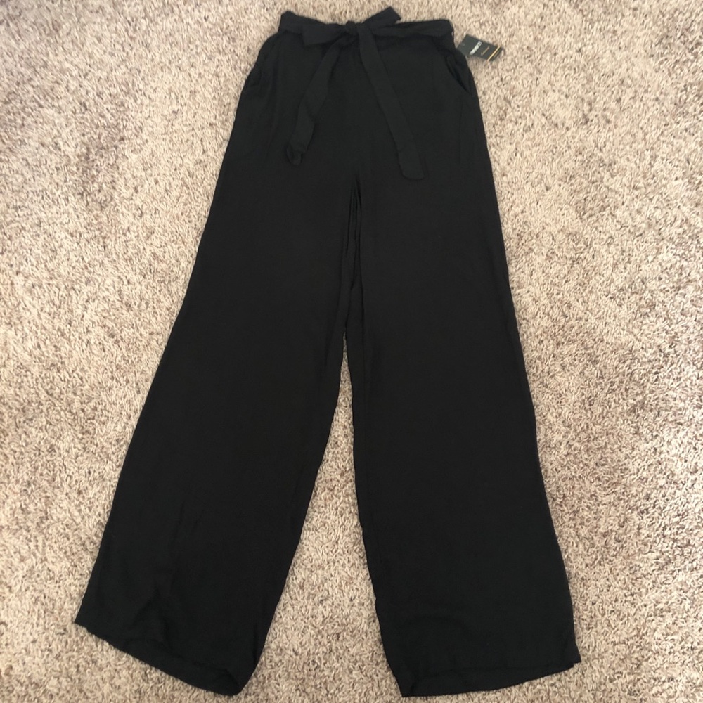 Forever 21 Black Long Woven Pants BRAND NEW W/TAGS